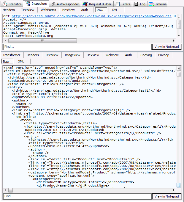 OakLeaf Systems: Querying OData.org’s SQL Azure Northwind Sample Data ...